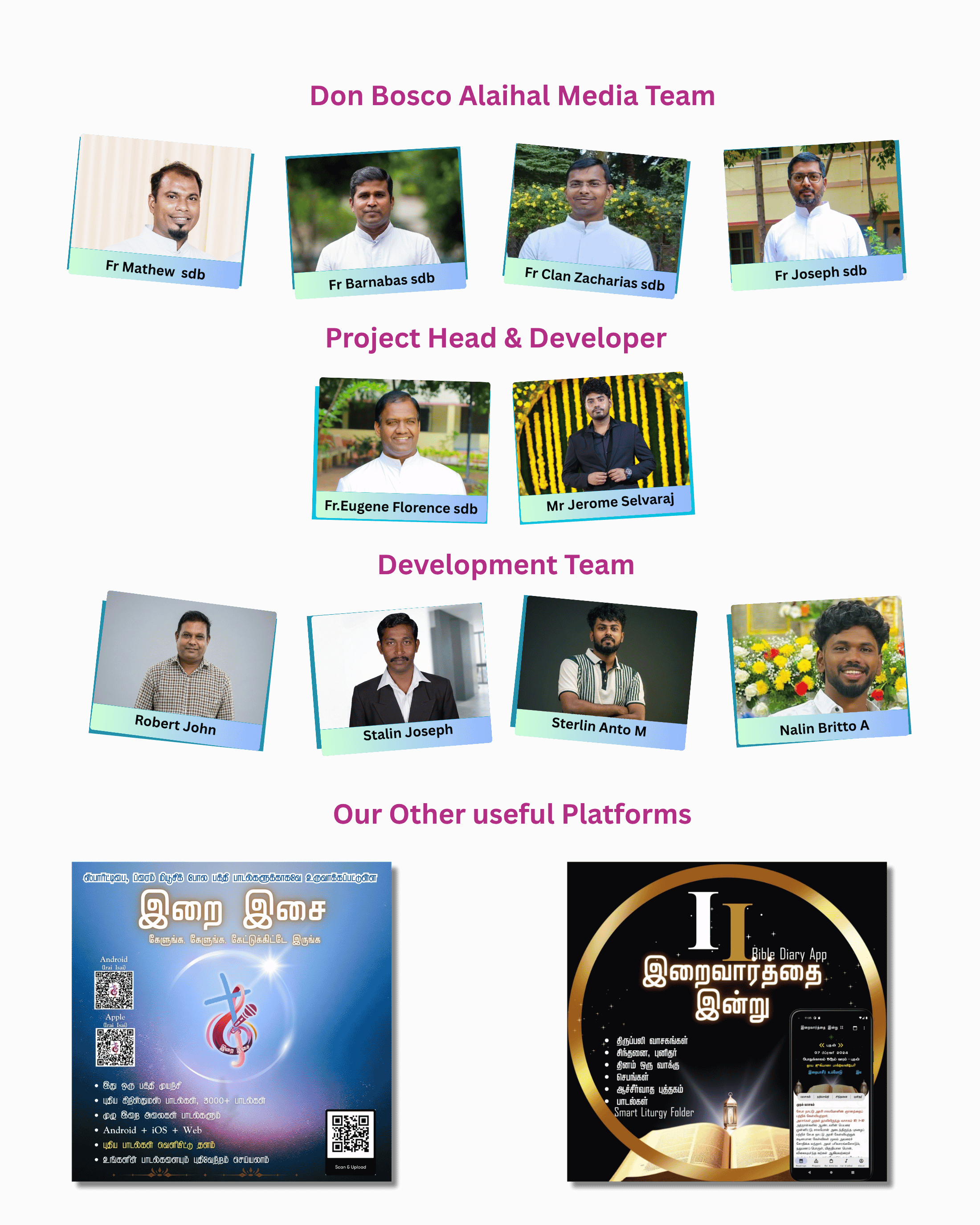 Irai Inai — Don Bosco Alaihal Media team